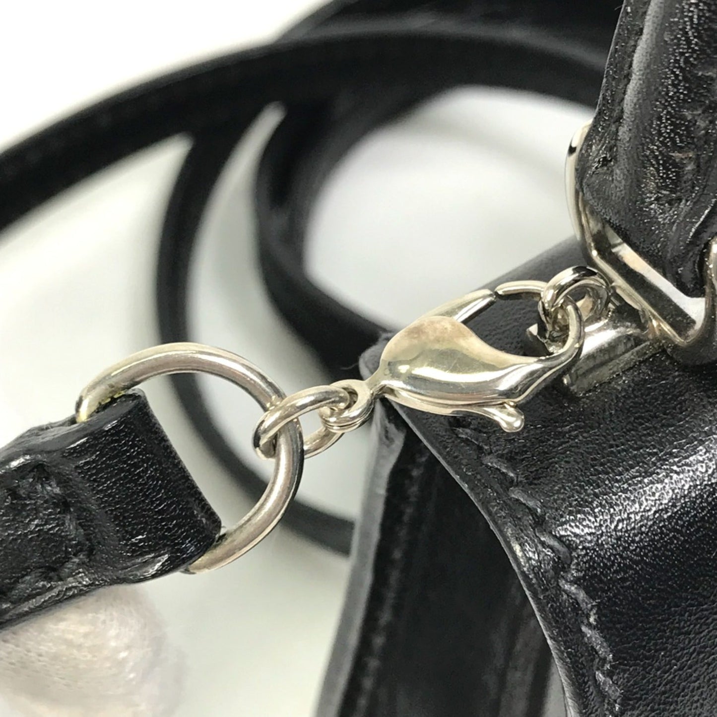 Gucci Black Leather Shoulder Bag ( )