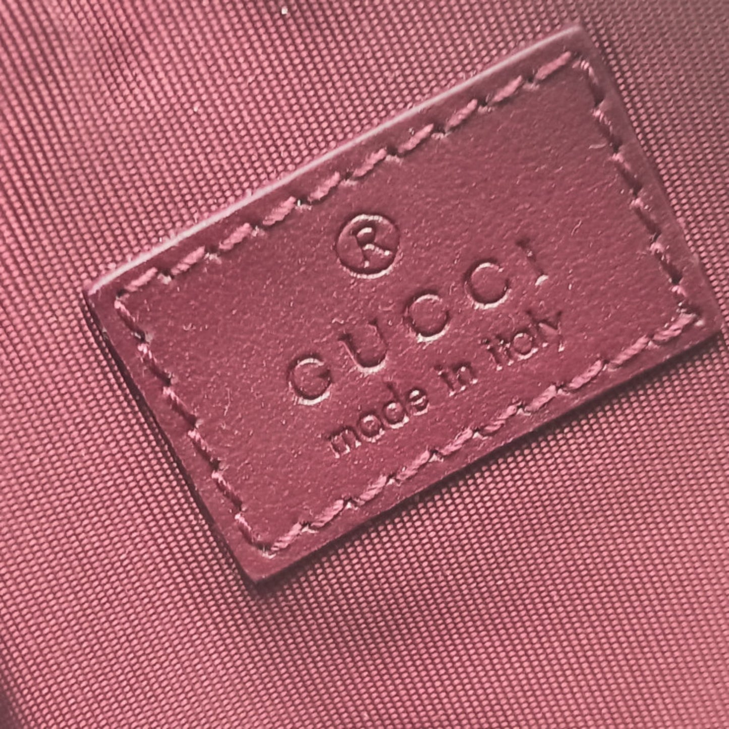 Gucci Beige Bordeaux Pvc Leather Coin Purse/Coin Case ( )