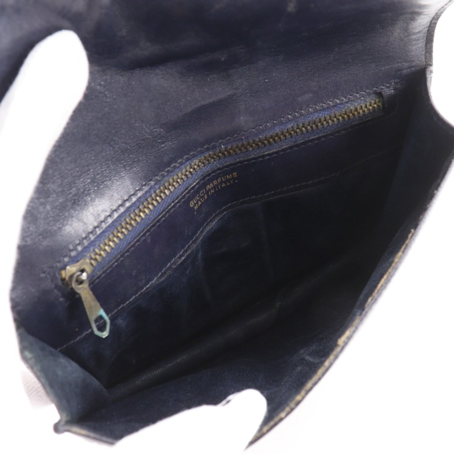 Gucci Navy Gg Supreme Pouch ( )