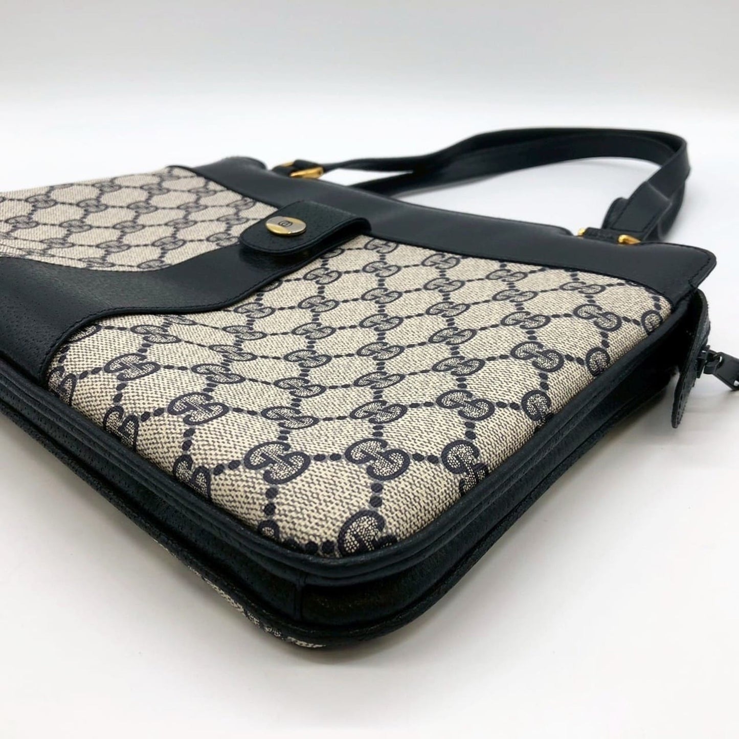 Gucci Navy Gg Supreme Handbag Shoulder Bag ( )