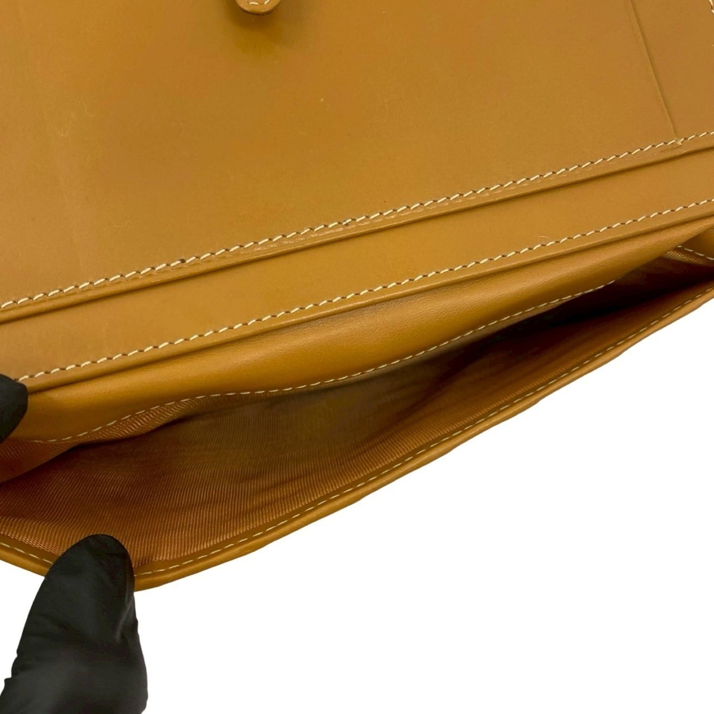 Gucci Beige Canvas Leather Long Wallet (Bi-Fold) ( )