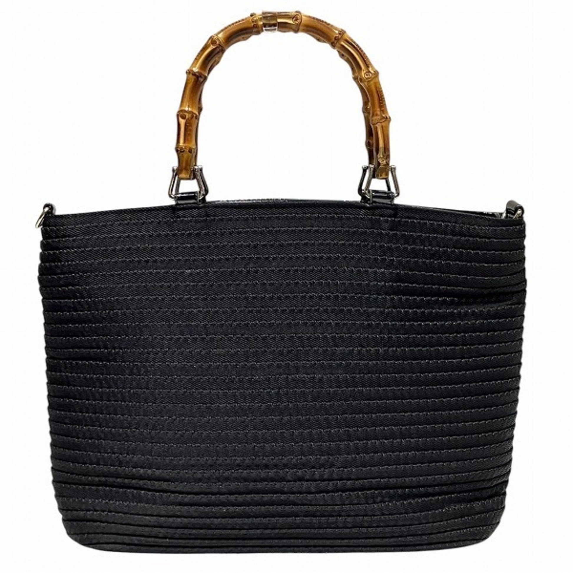 Gucci Leather Canvas Tote