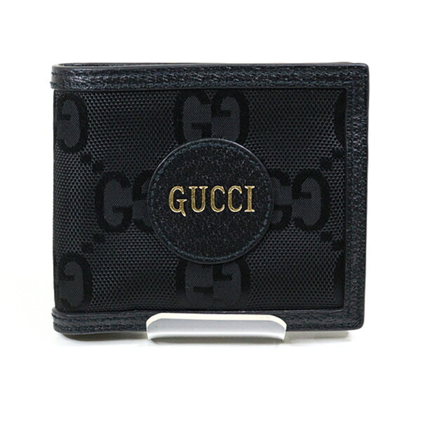 Gucci Black Nylon Leather Wallet (Bi-Fold) ( )
