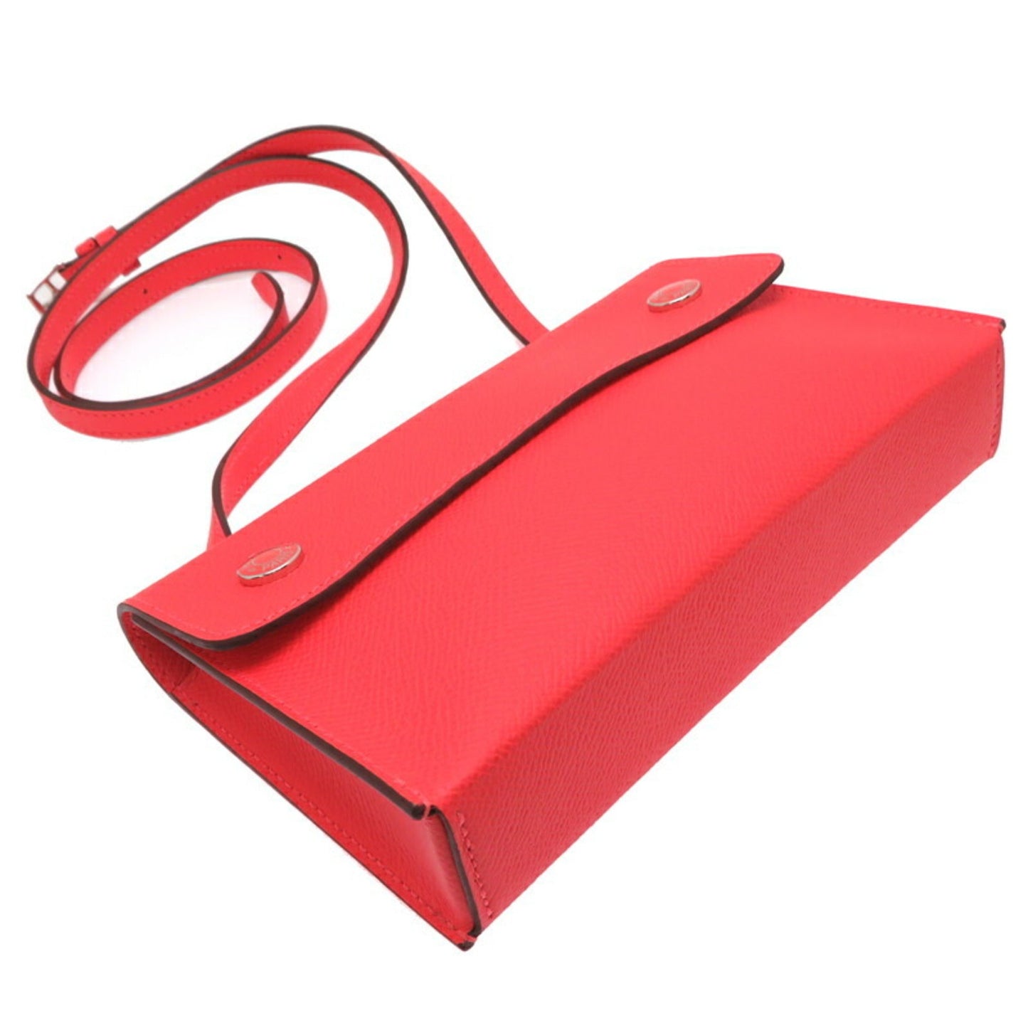 Hermes Orange Epsom Leather Shoulder Bag ( )
