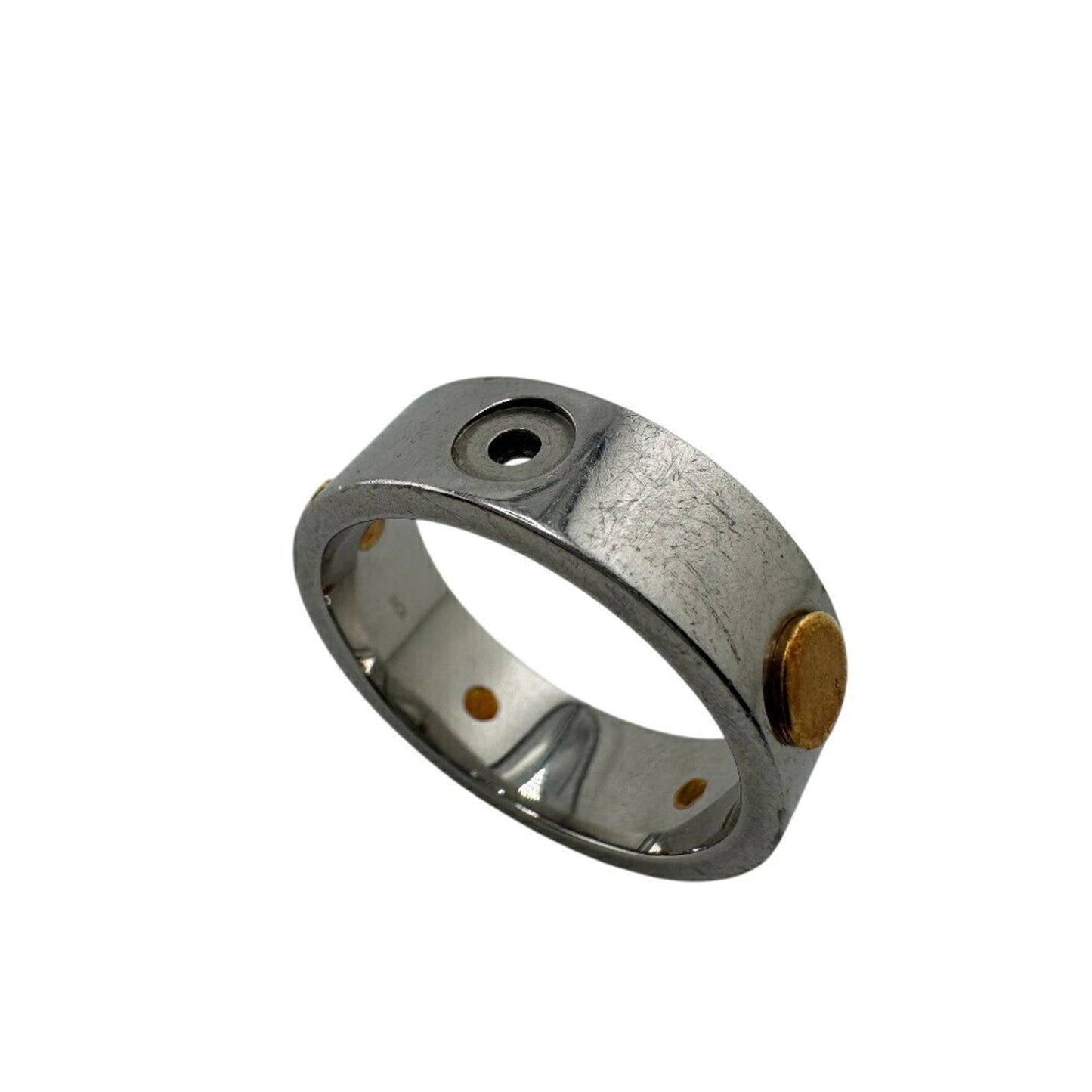 Gucci Gold Silver Gold Plating Band Ring ( )