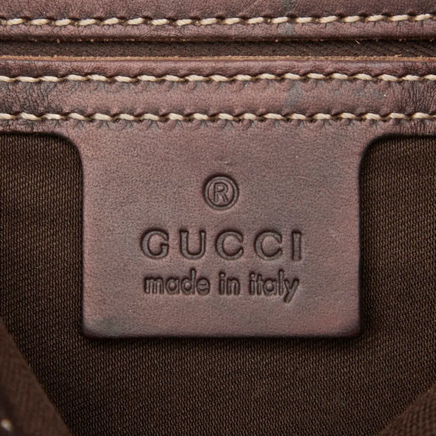 Gucci Beige Multi-Color Pvc Leather Shoulder Bag ( )