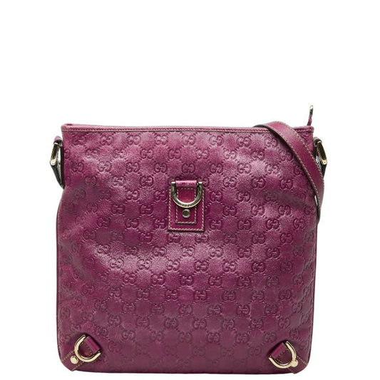 Gucci Purple Leather Shoulder Bag ( )