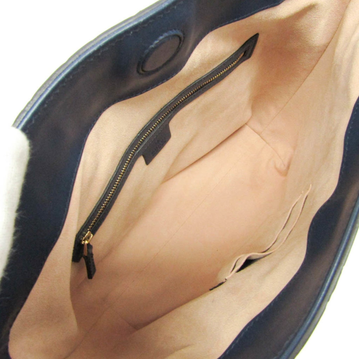 Gucci Guccissima Blue Leather Handbag Shoulder Bag ( )