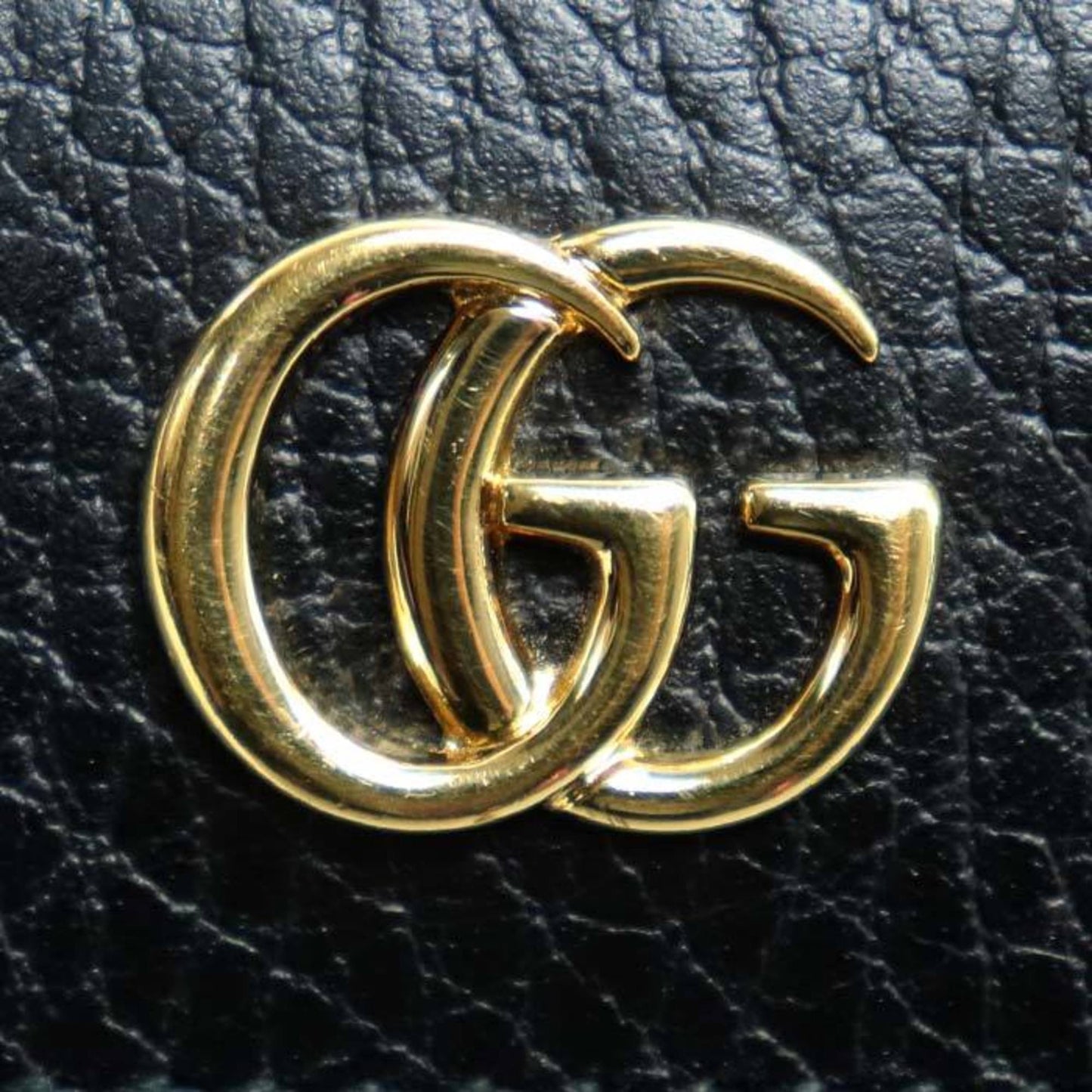 Gucci Black Leather Wallet (Tri-Fold) ( )