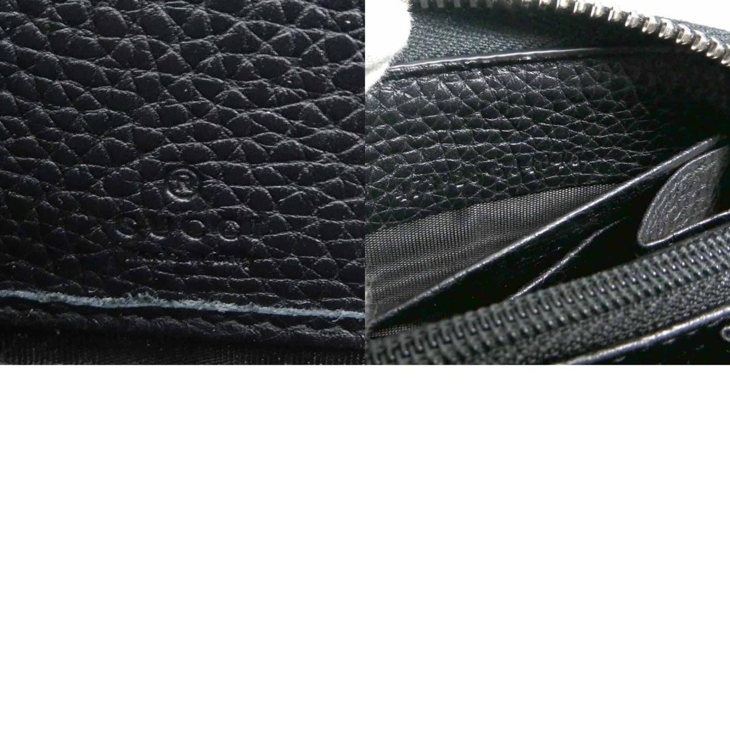 Gucci Black Leather Long Wallet (Bi-Fold) ( )
