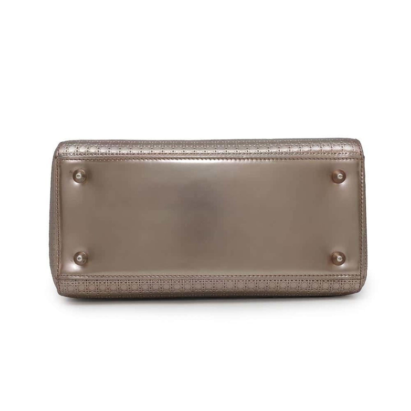Christian Dior Metallic Pink Leather Handbag Shoulder Bag ()