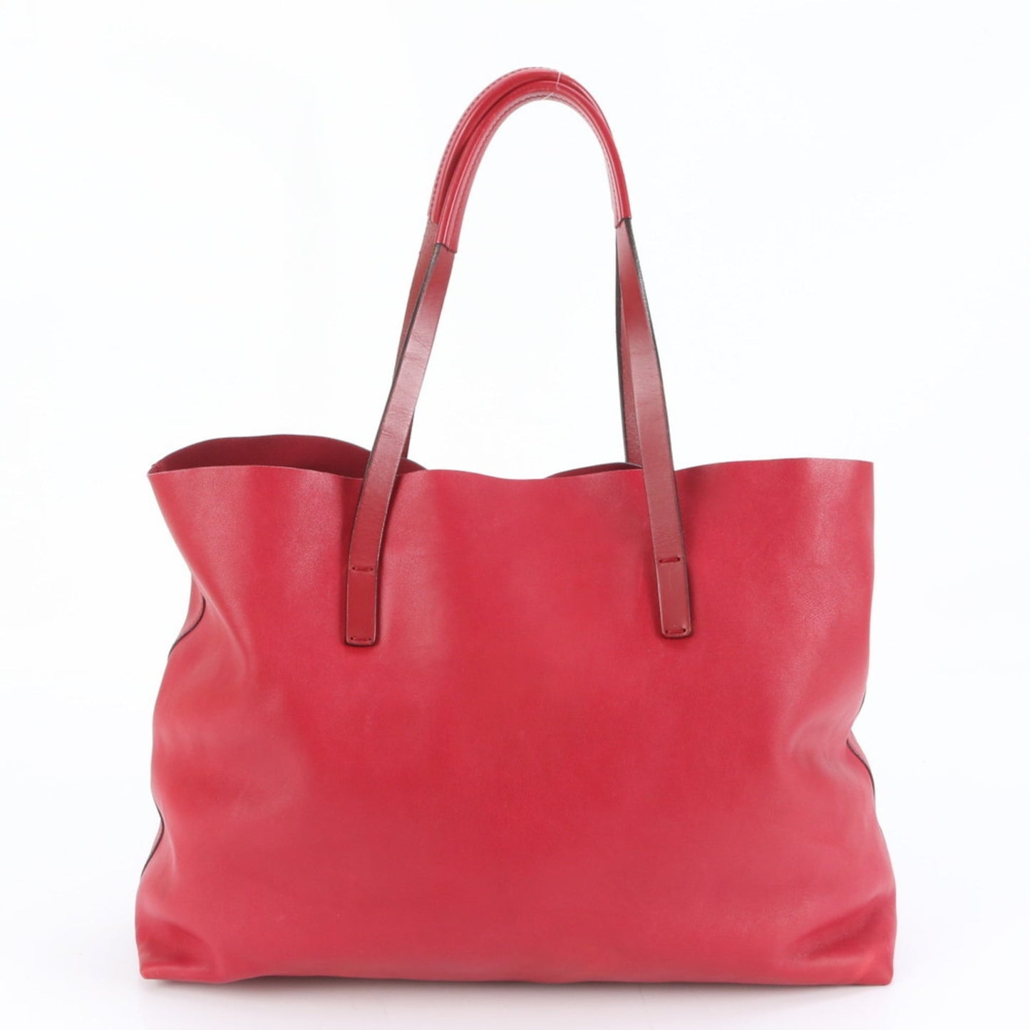 Gucci Red Color Leather Pouch Shoulder Bag ( )