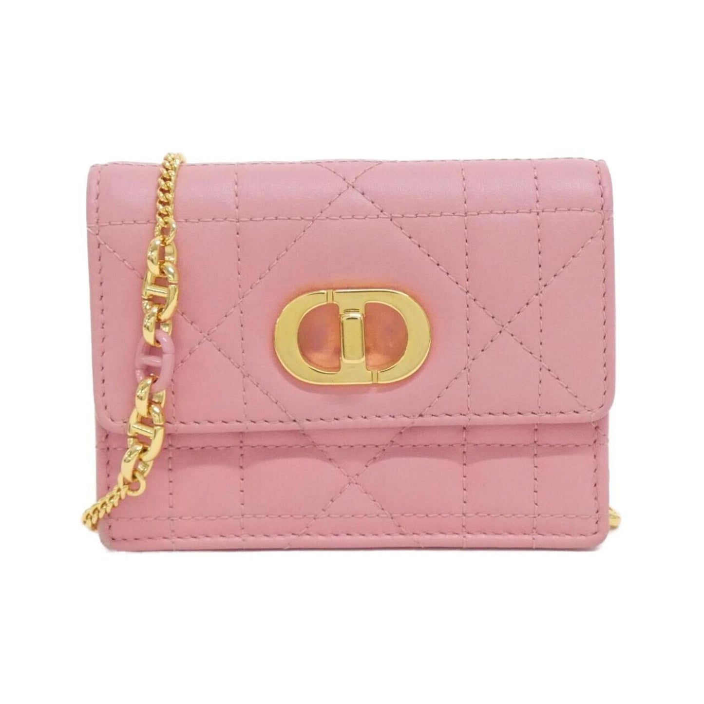 Christian Dior Pink Leather Shoulder Bag ()