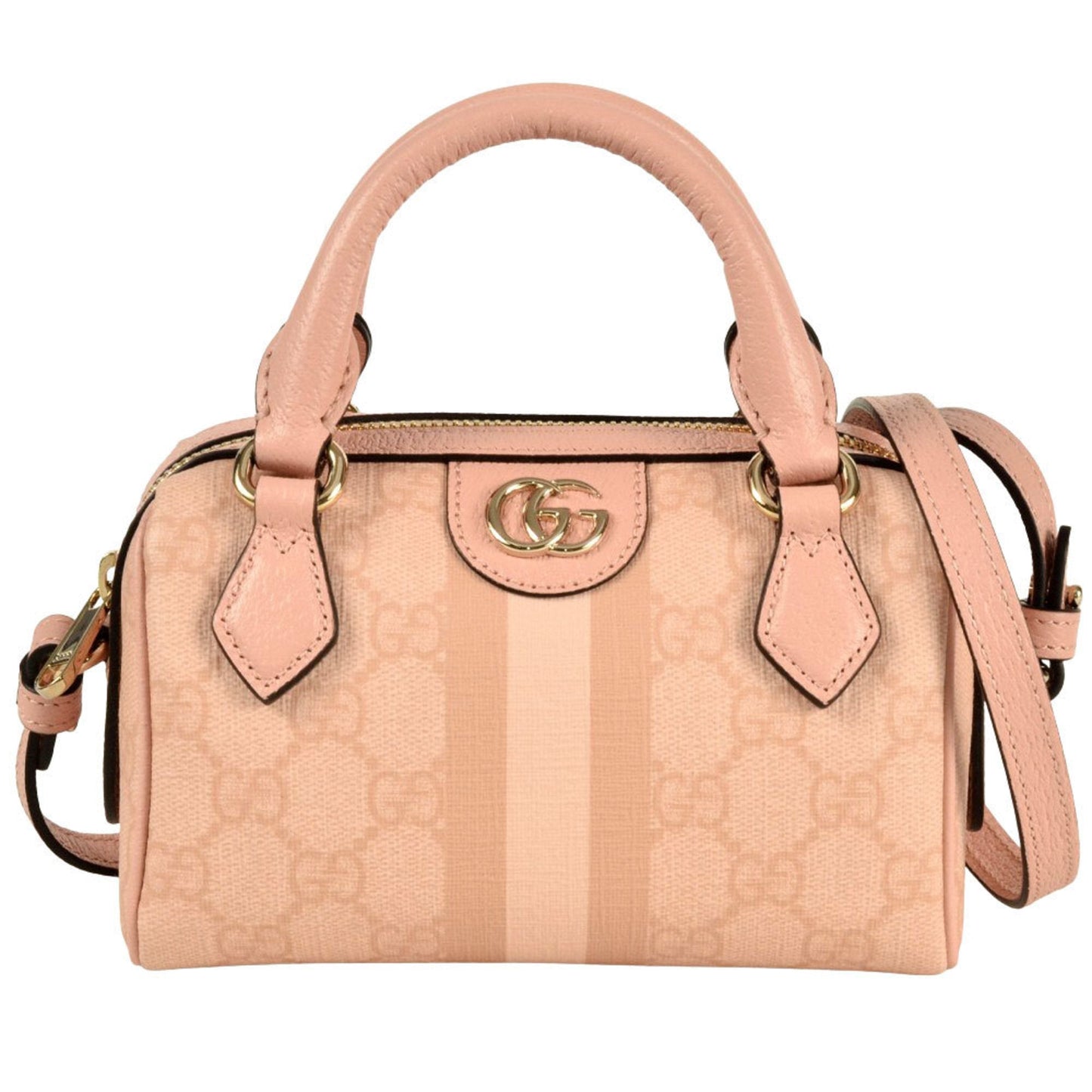 Gucci Ophidia Pink Gg Supreme Handbag Shoulder Bag ( )