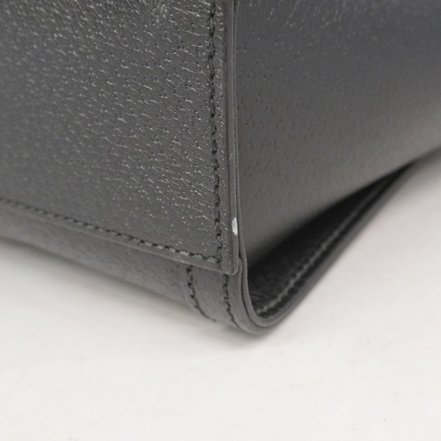 Gucci Black Leather Handbag ( )