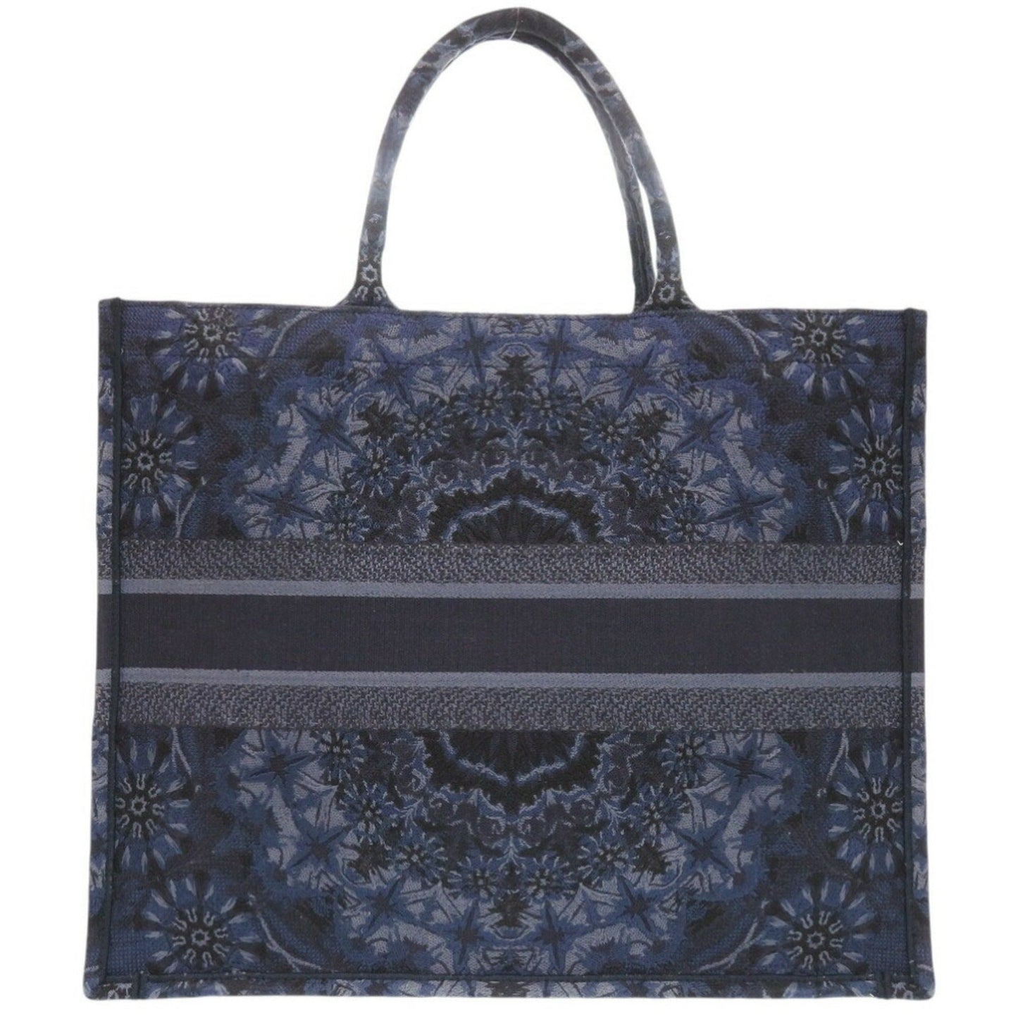 Christian Dior Navy Canvas Tote Bag ()