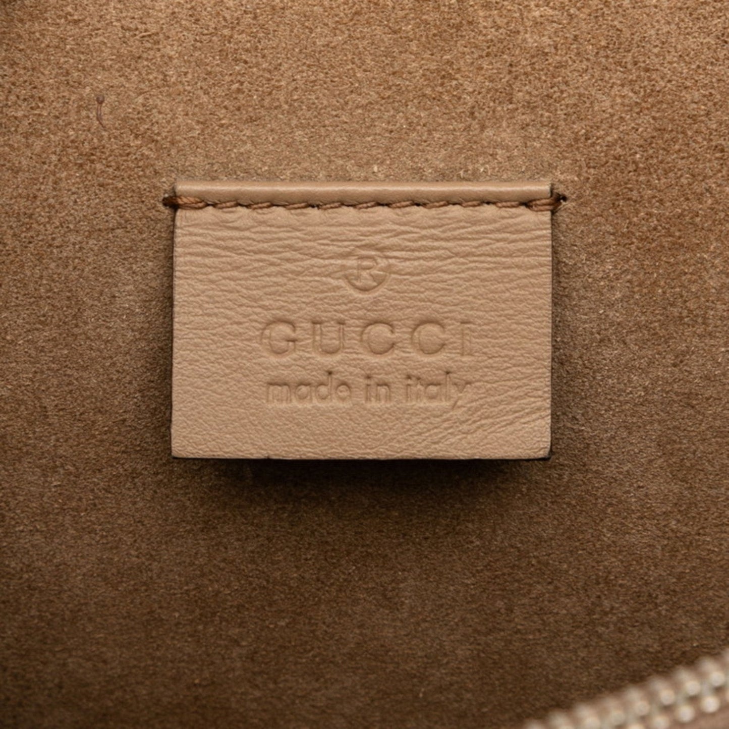 Gucci Beige Multi-Color Pvc Suede Handbag Shoulder Bag ( )