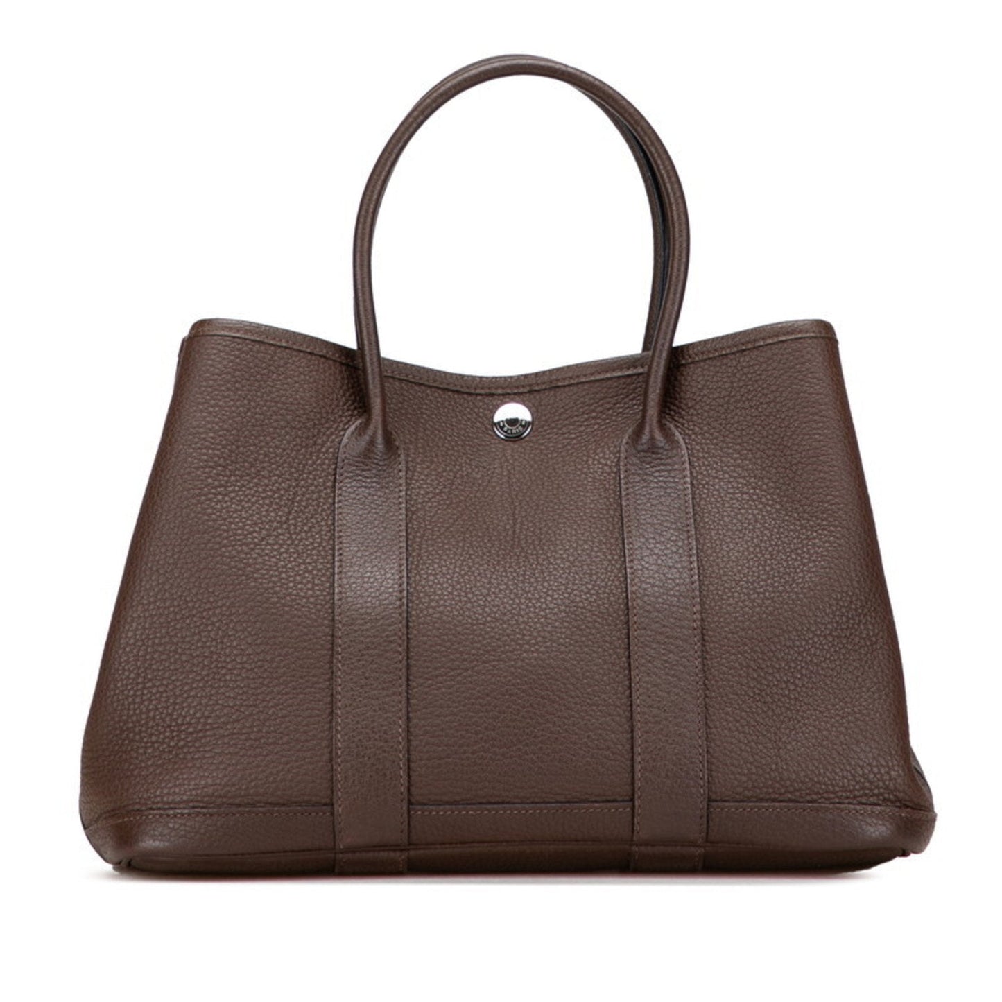 Hermes Garden Chocolat Negonda Leather Handbag ( )