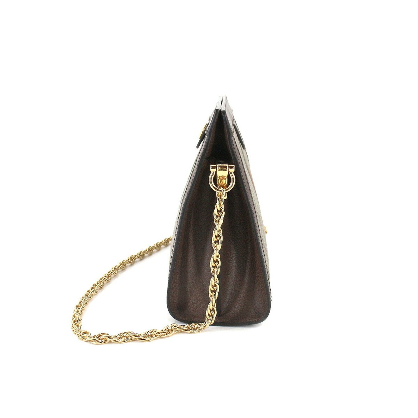 Gucci Ophidia Brown Leather Shoulder Bag