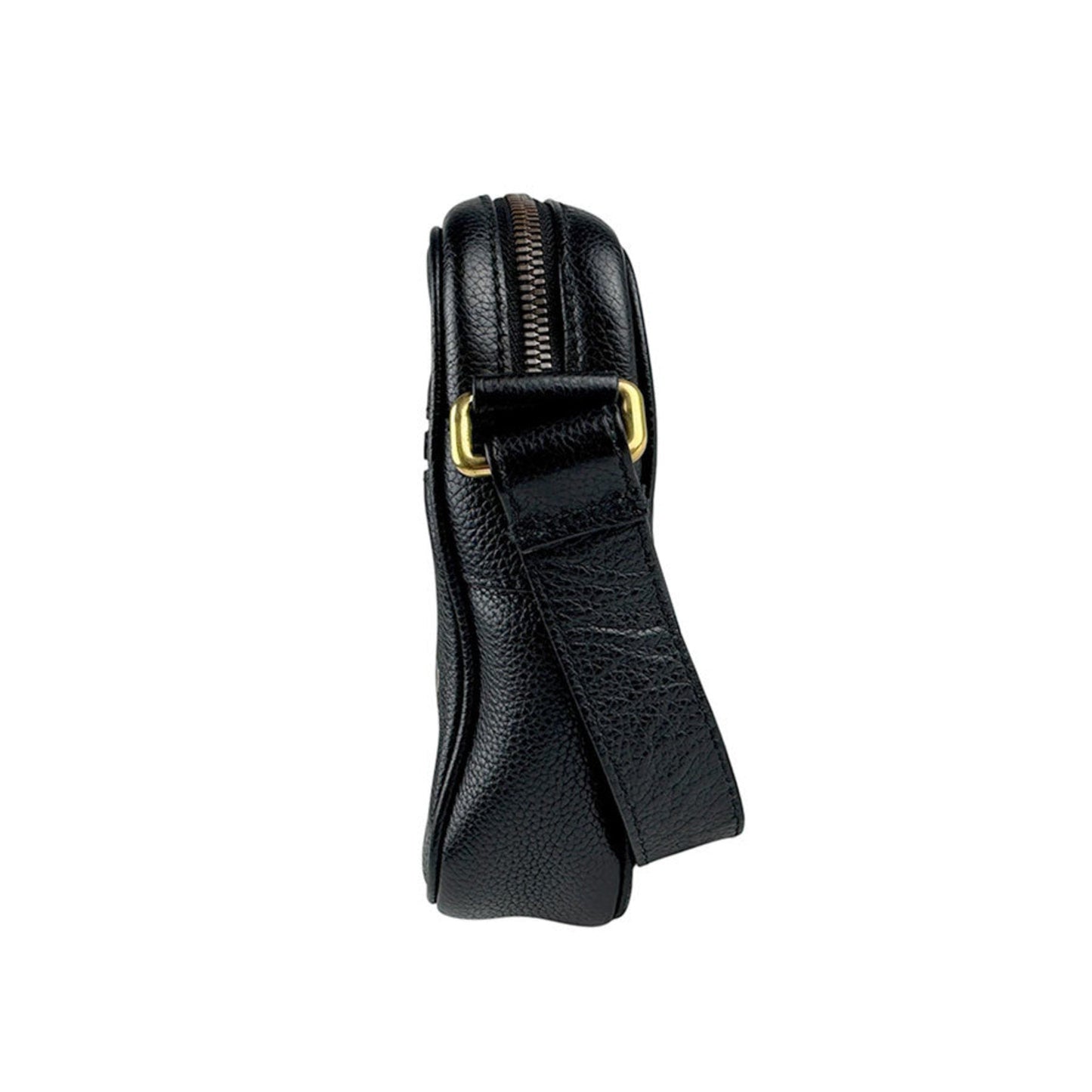 Gucci Black Leather Shoulder Bag ( )