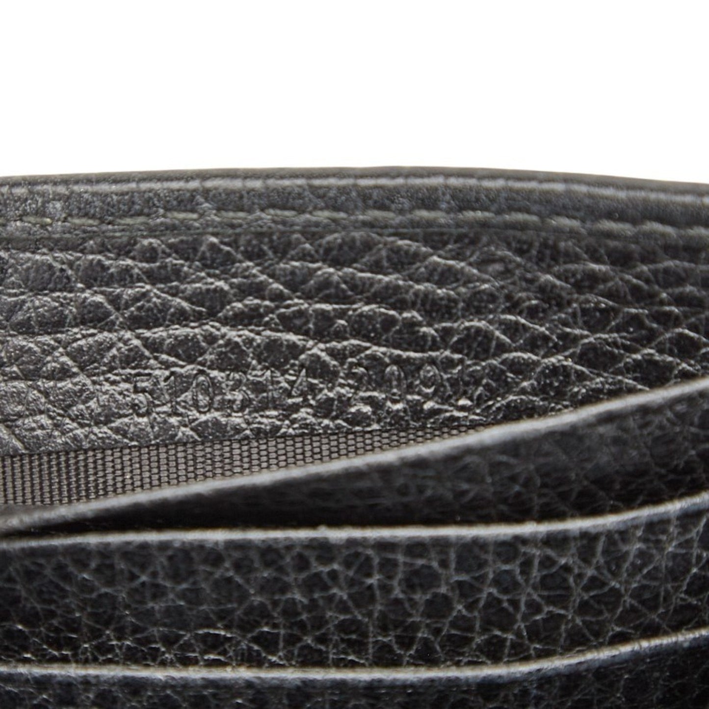 Gucci Black Leather Chain/Shoulder Wallet ( )