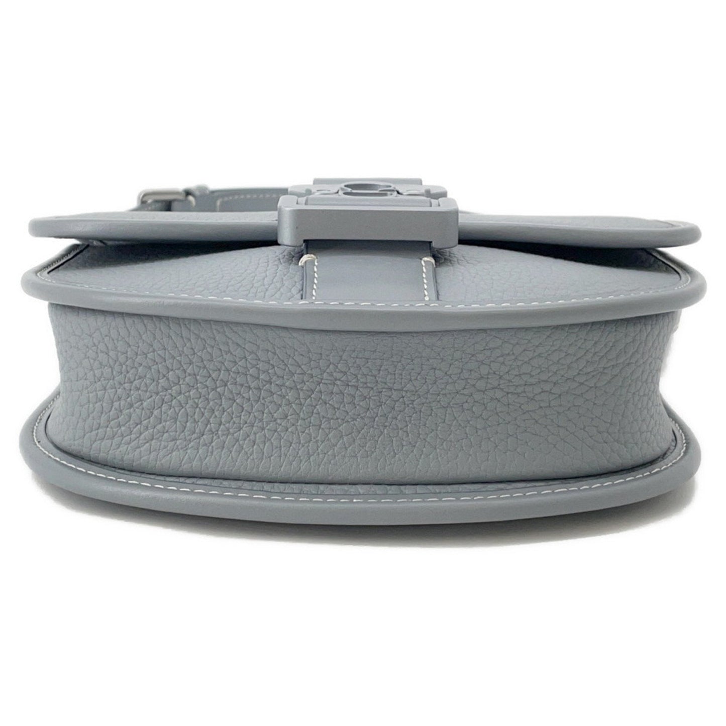 Christian Dior Gray Leather Shoulder Bag ()