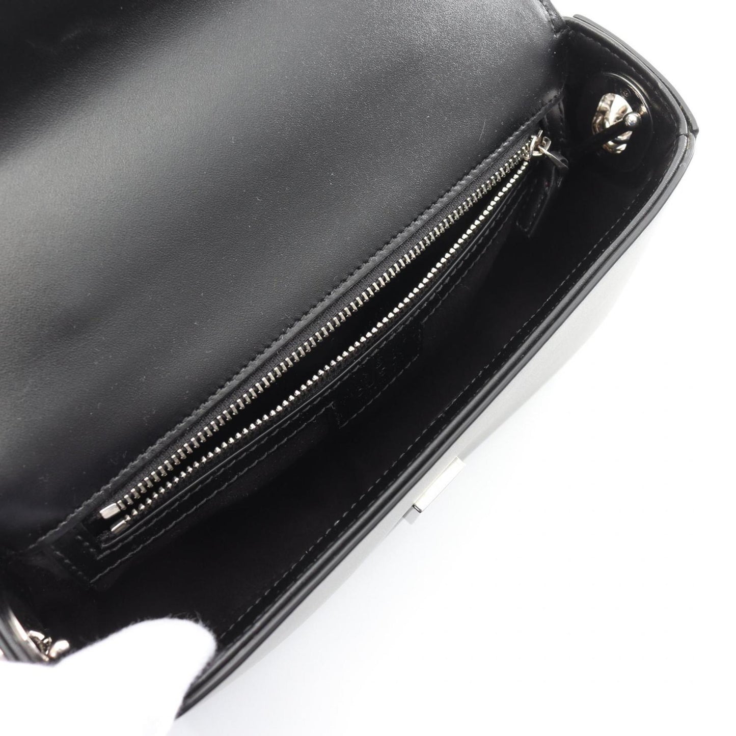 Gucci Black Leather Shoulder Bag ( )