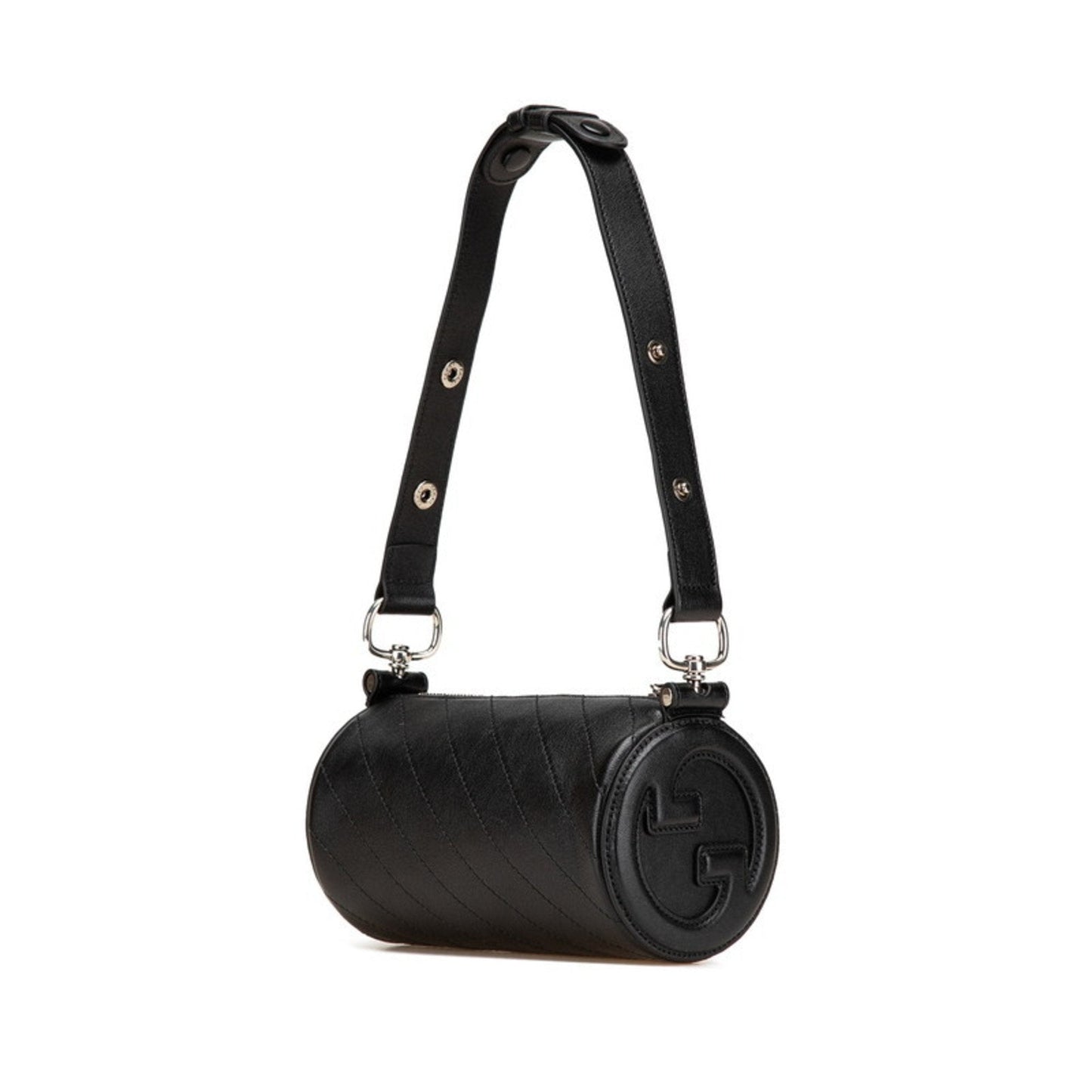 Gucci Black Leather Shoulder Bag ( )
