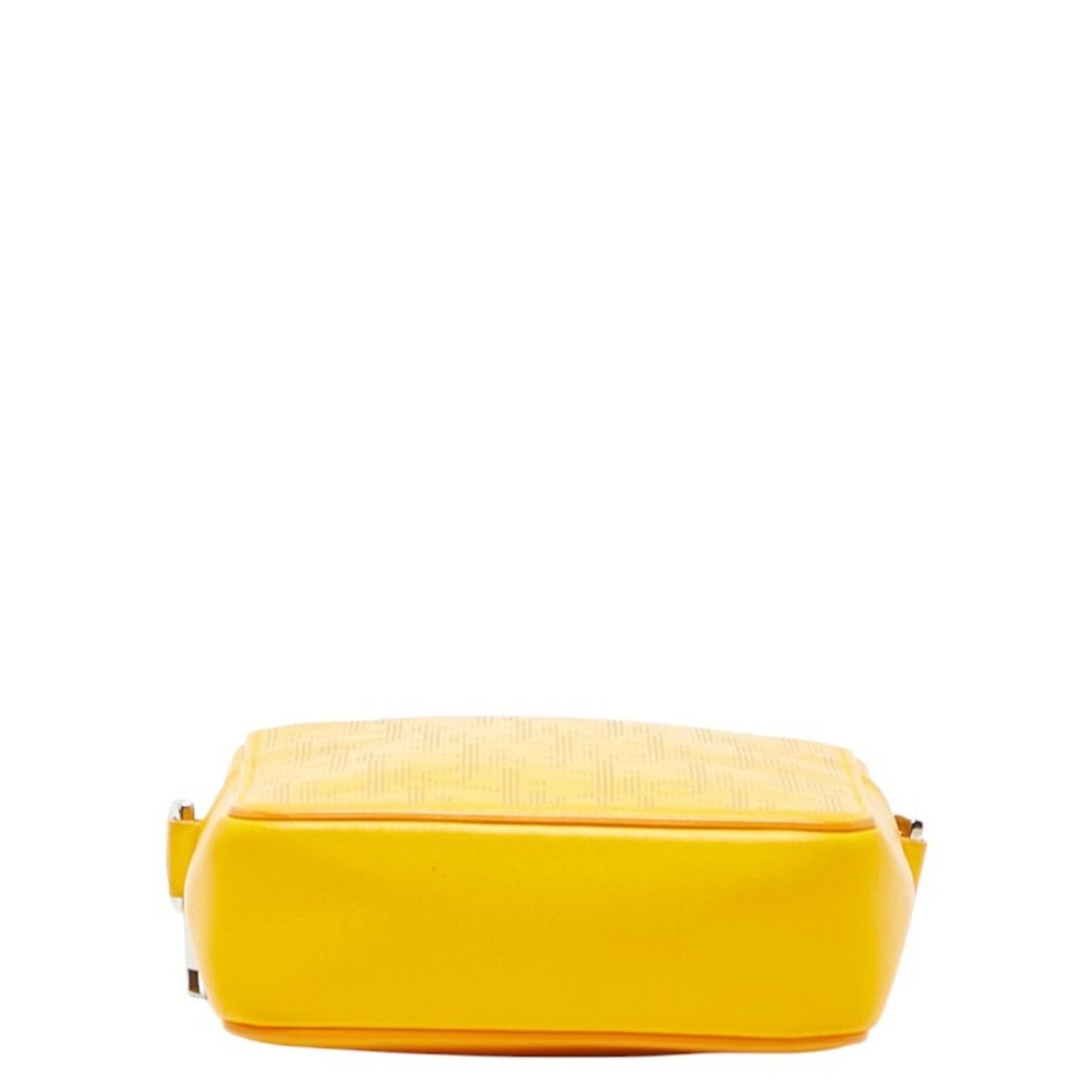 Christian Dior Trotter Yellow Trotter Leather Shoulder Bag ()