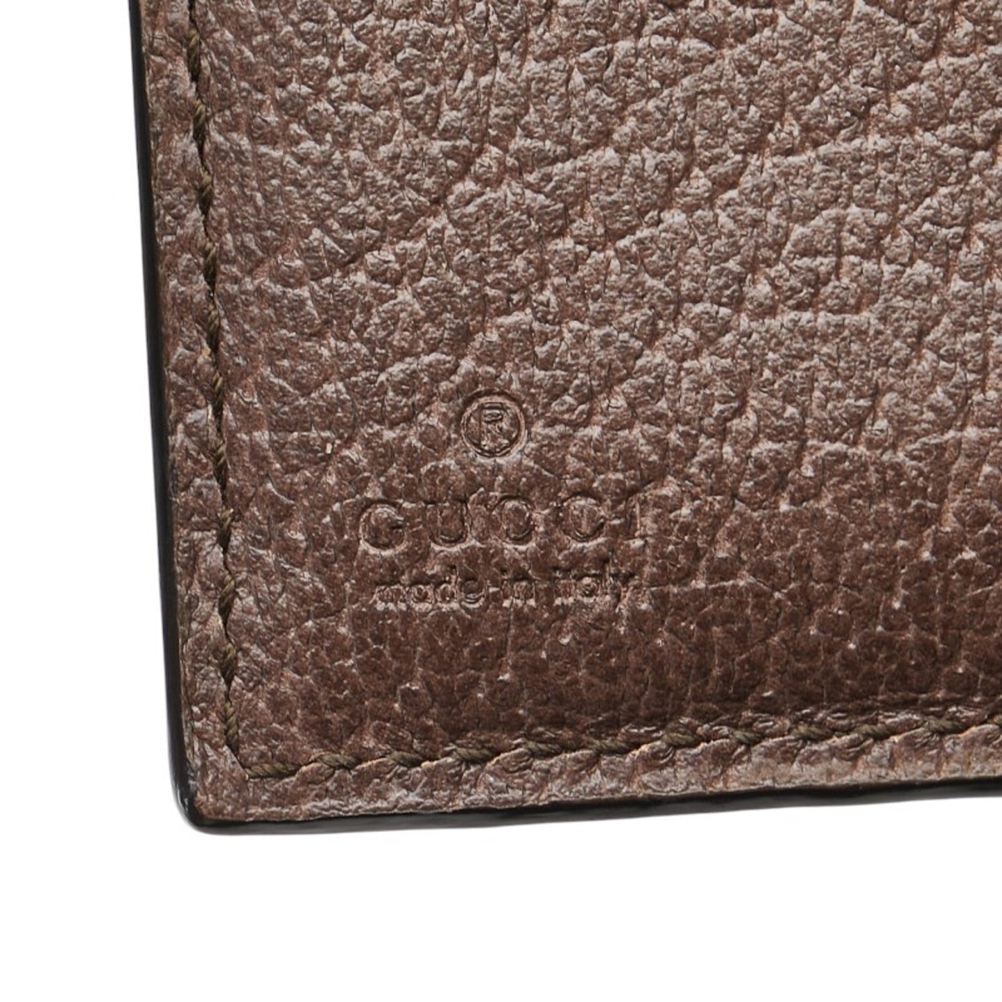 Gucci Brown Pvc Leather Wallet (Tri-Fold) ( )