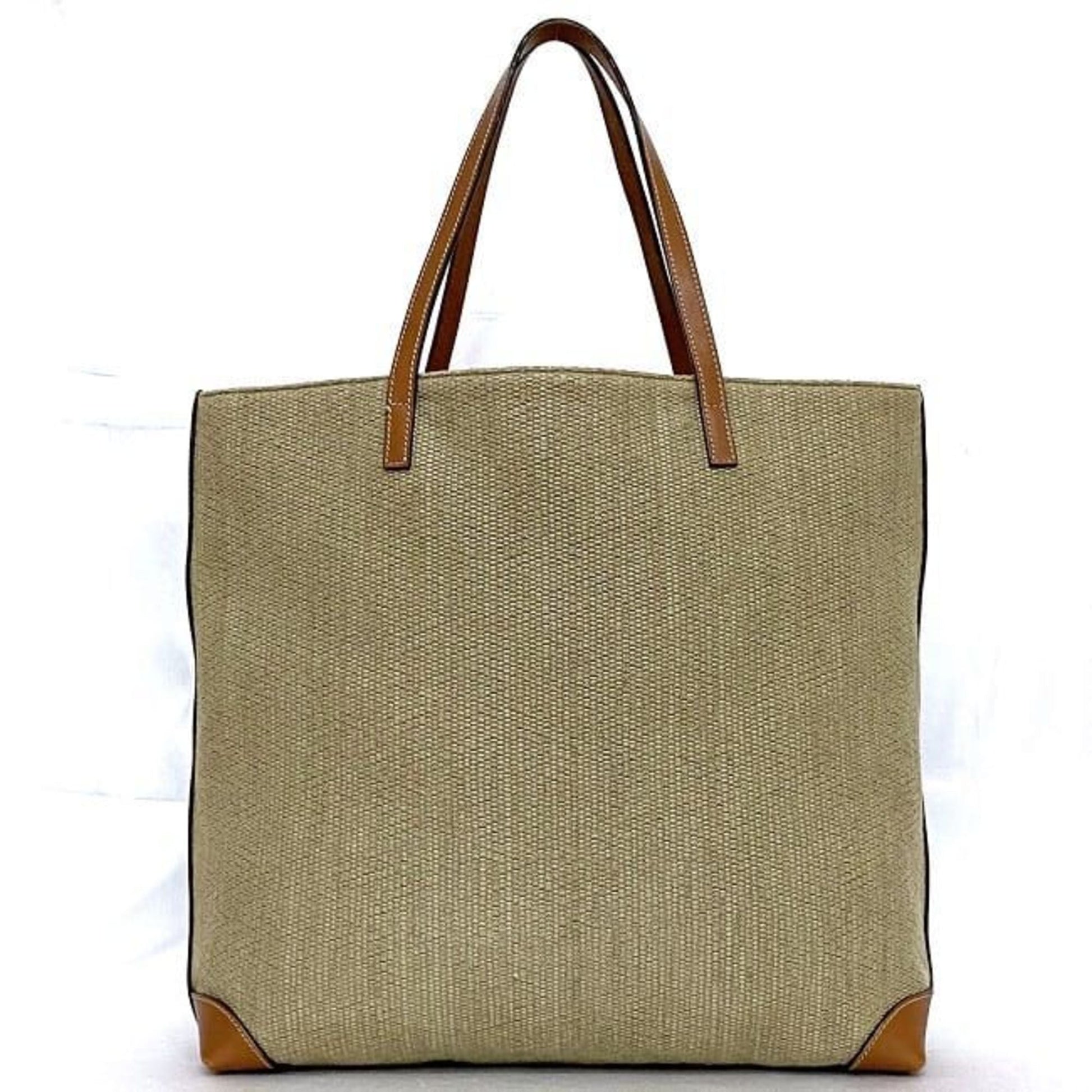 Gucci Leather Canvas Tote