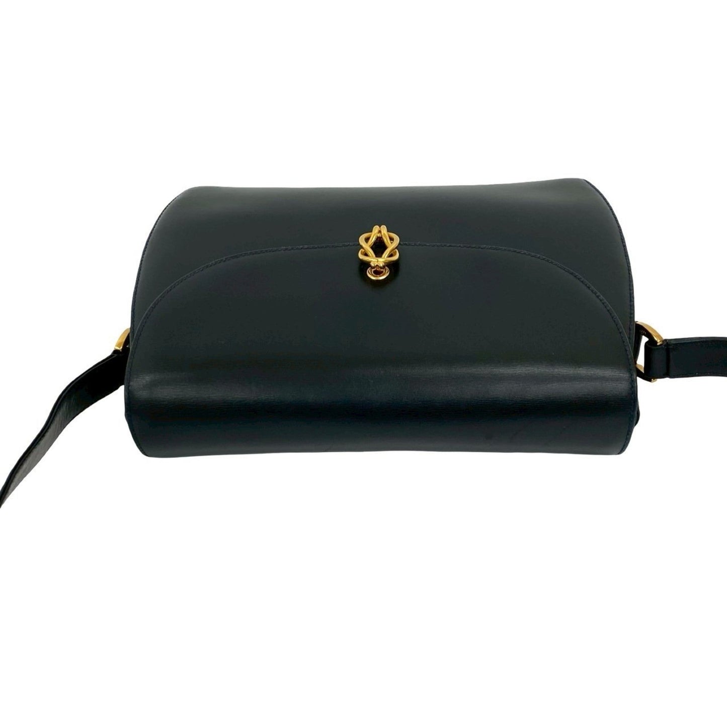 Gucci Navy Leather Shoulder Bag ( )