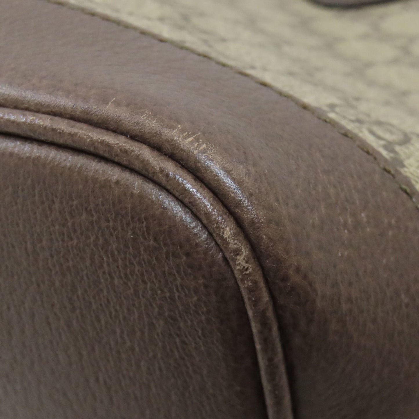Gucci Brown Pvc Handbag ( )