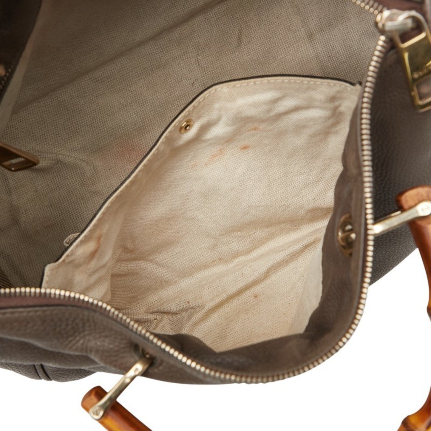 Gucci Brown Leather Handbag Shoulder Bag ( )