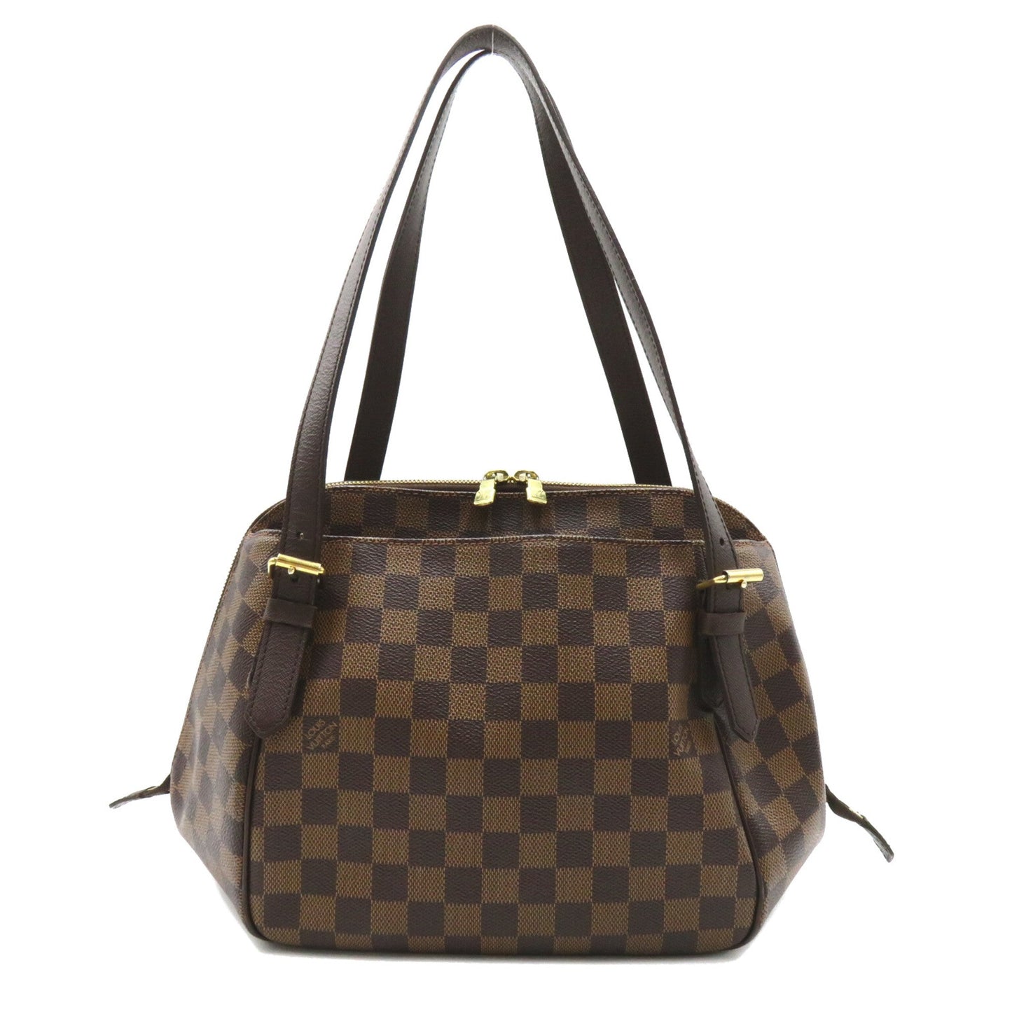 LOUIS VUITTON Belem Brown Ebene Damier PVC coated canvas N51174
