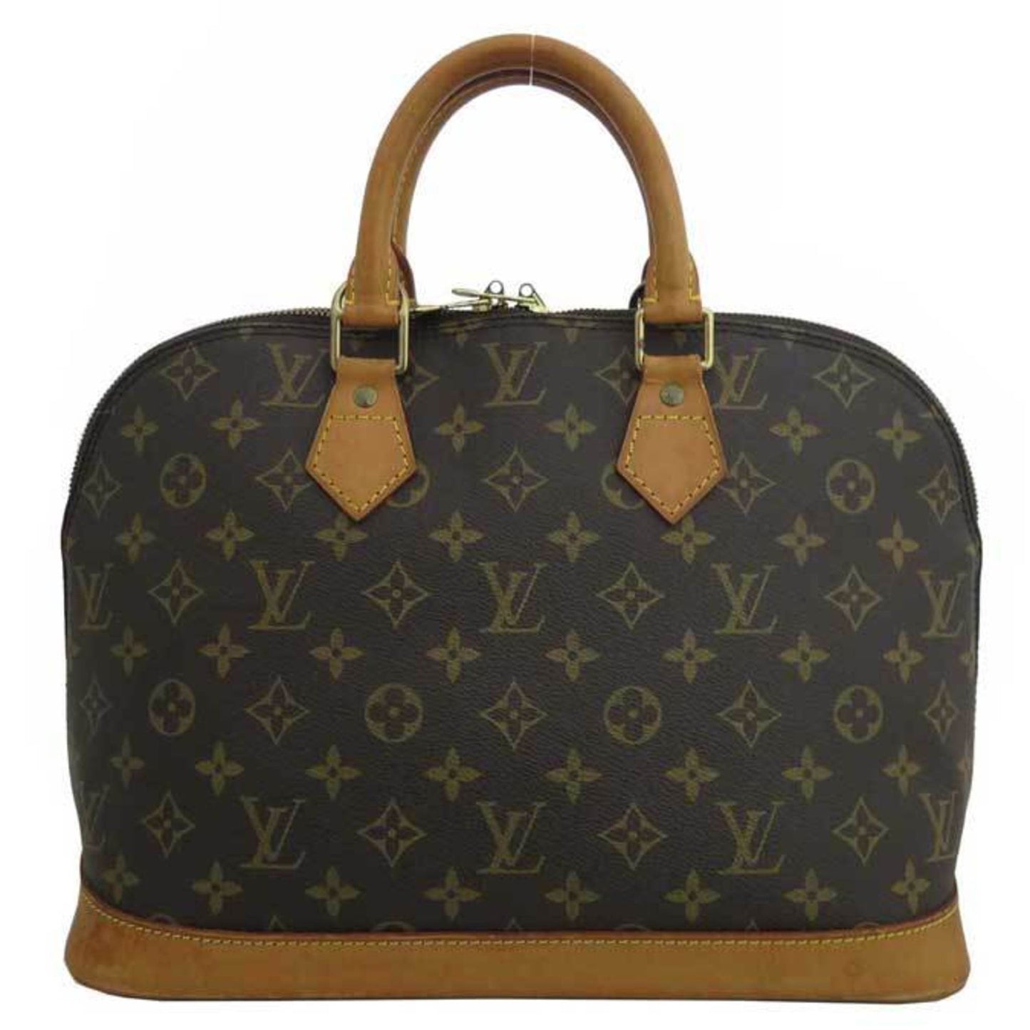 Louis Vuitton Handbag Monogram Alma Brown Canvas Bag Ladies