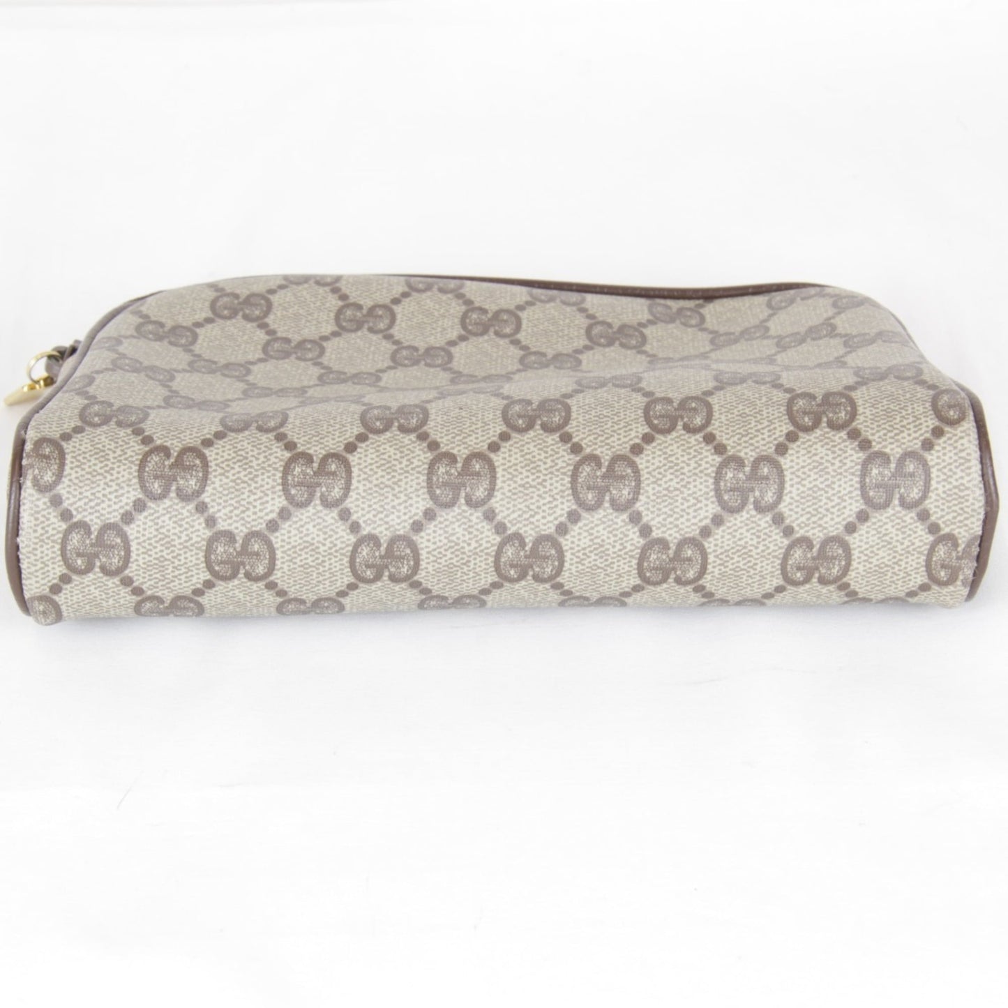 Gucci Brown Gg Supreme Pouch ( )