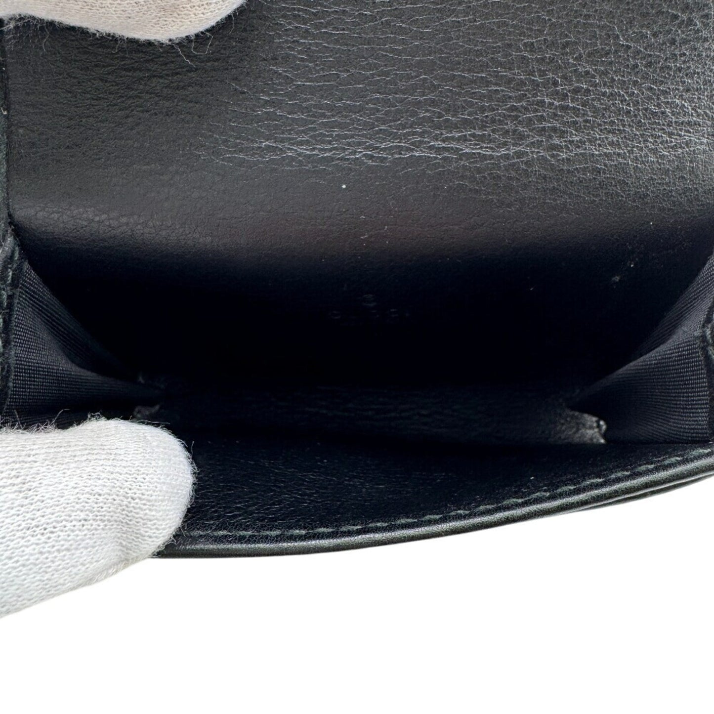 Gucci Black Leather Long Wallet (Bi-Fold) ( )
