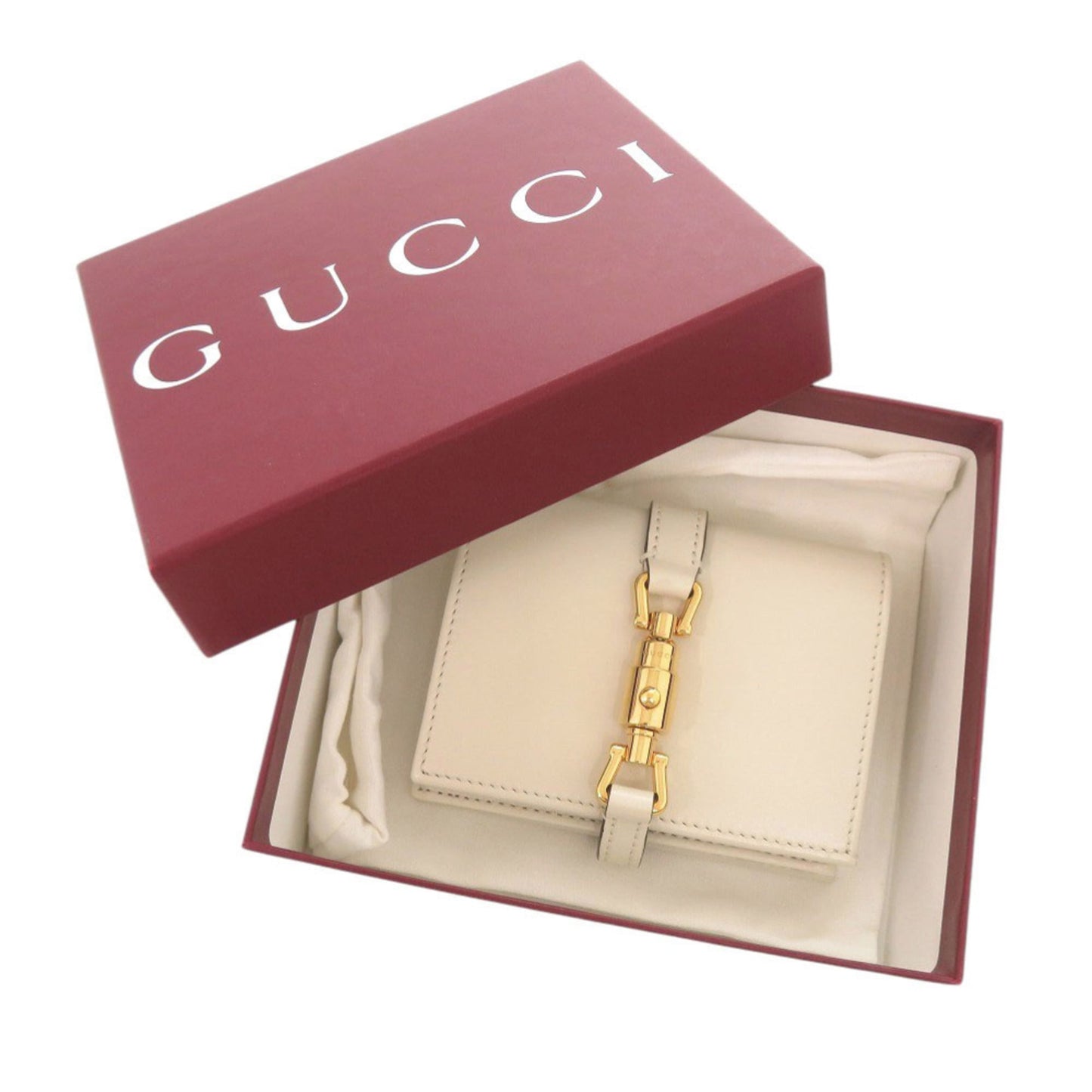 Gucci Ivory Leather Wallet (Bi-Fold) ( )