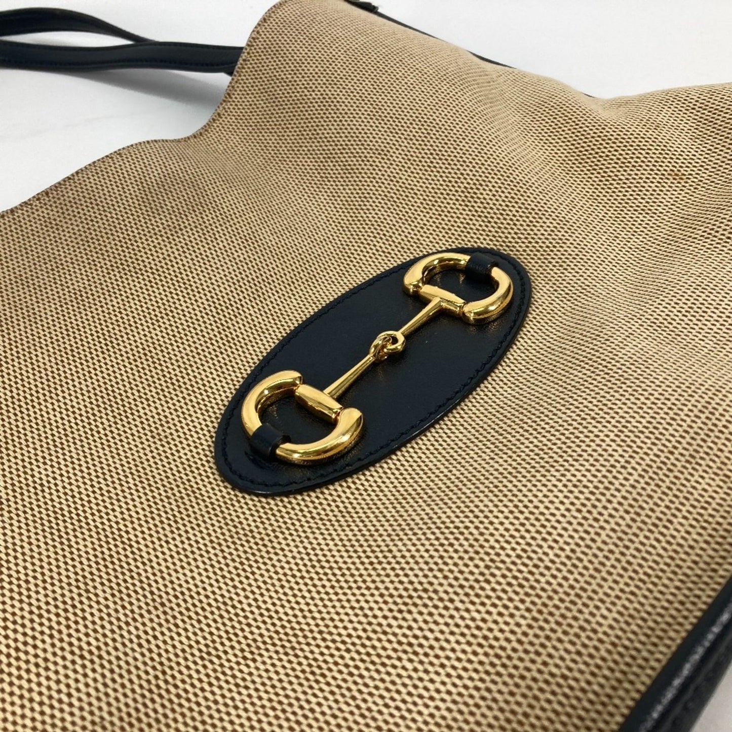 Gucci Beige Cloth Tote Bag ( )