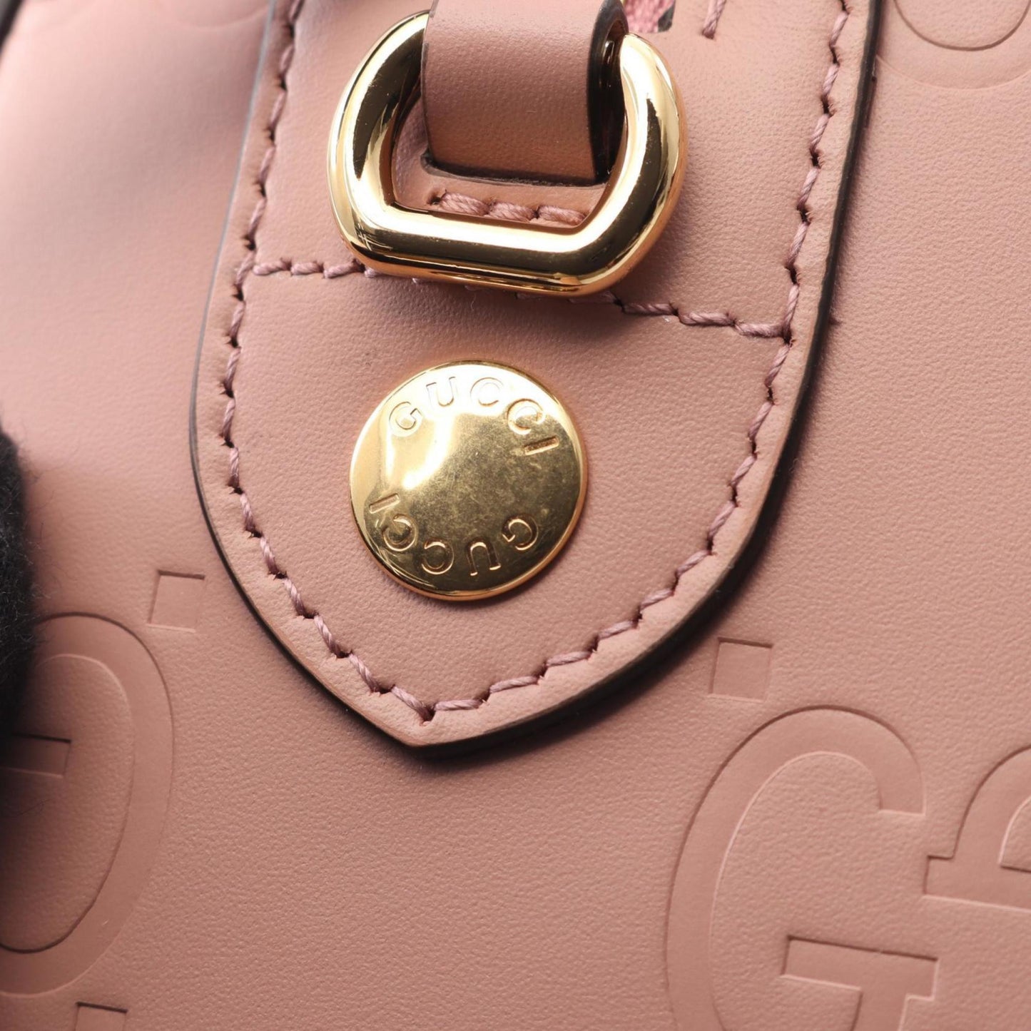 Gucci Pink Leather Handbag ( )
