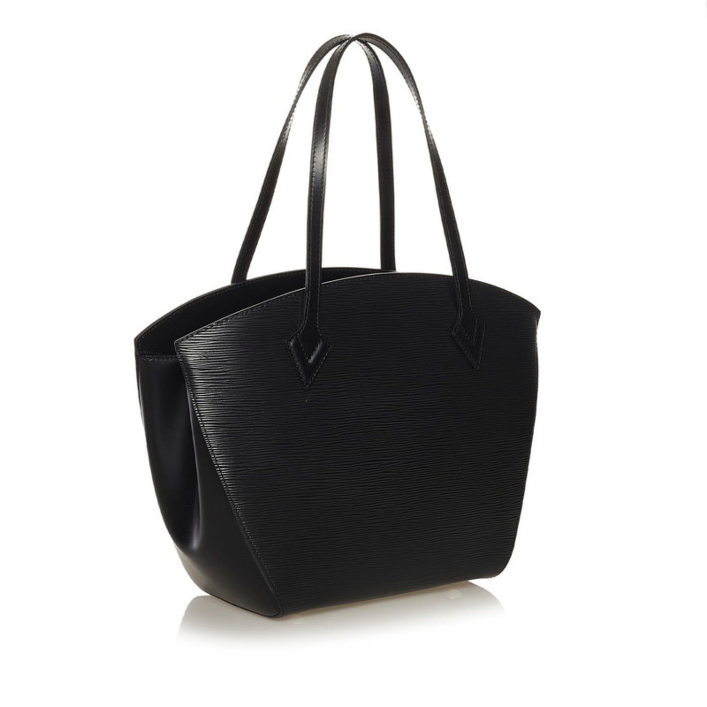 Louis Vuitton Epi Saint-Jacques Tote Bag Noir Black Leather Ladies LOUIS VUITTON