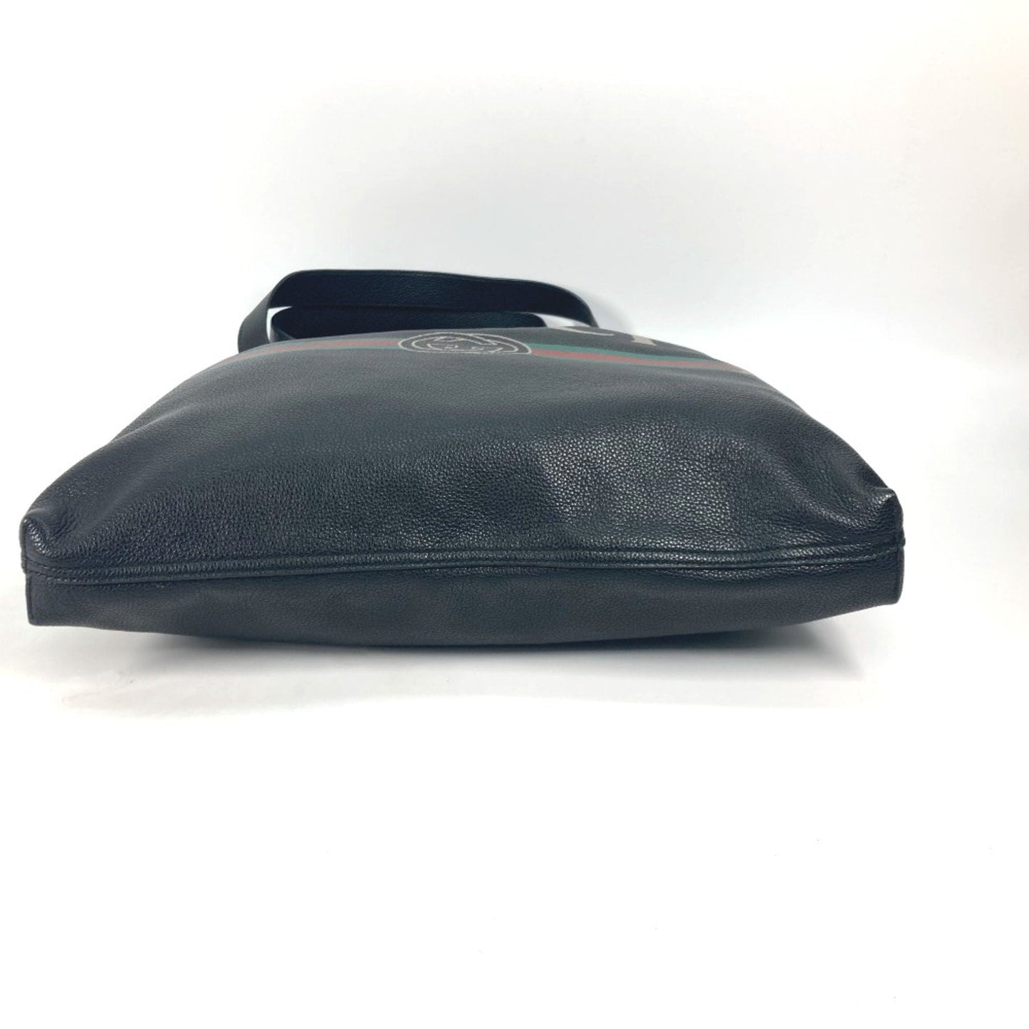 Gucci Black Leather Tote Bag ( )