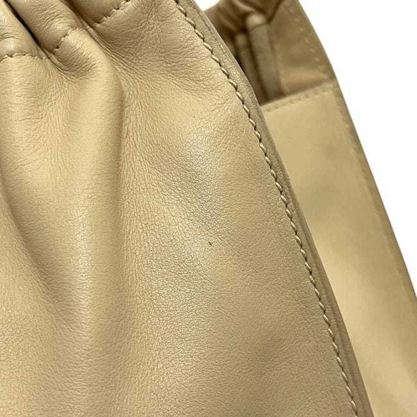 Gucci Beige Leather Tote Bag ( )