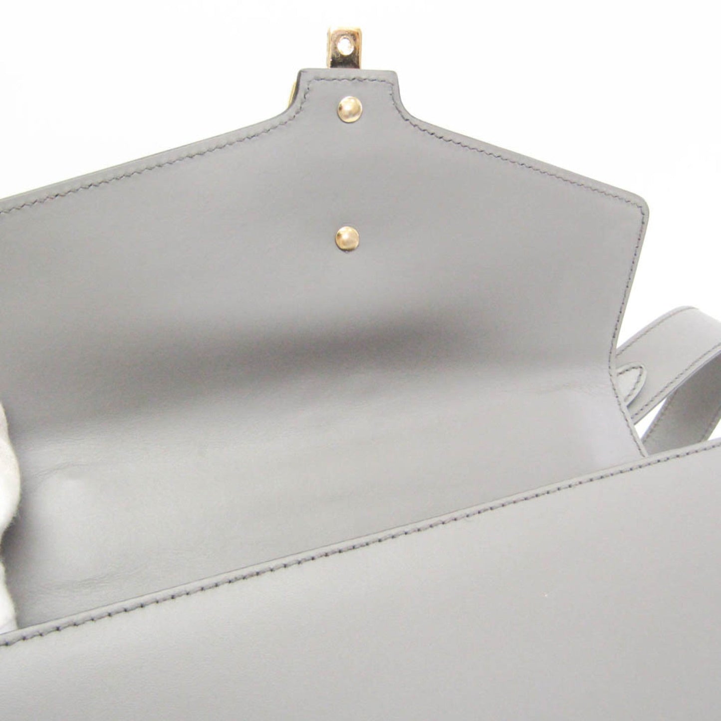 Gucci Gray Leather Shoulder Bag ( )