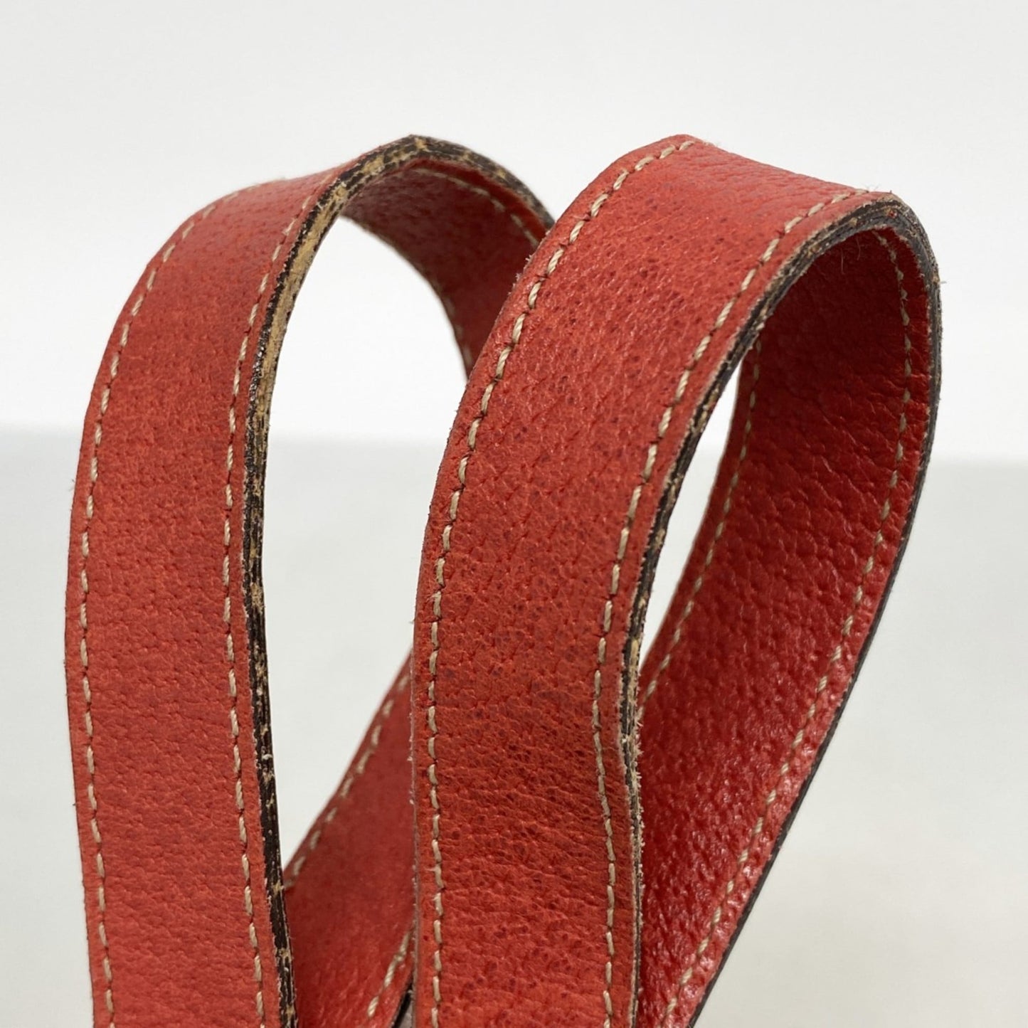 Gucci Beige Navy Red Color Canvas Tote Bag ( )