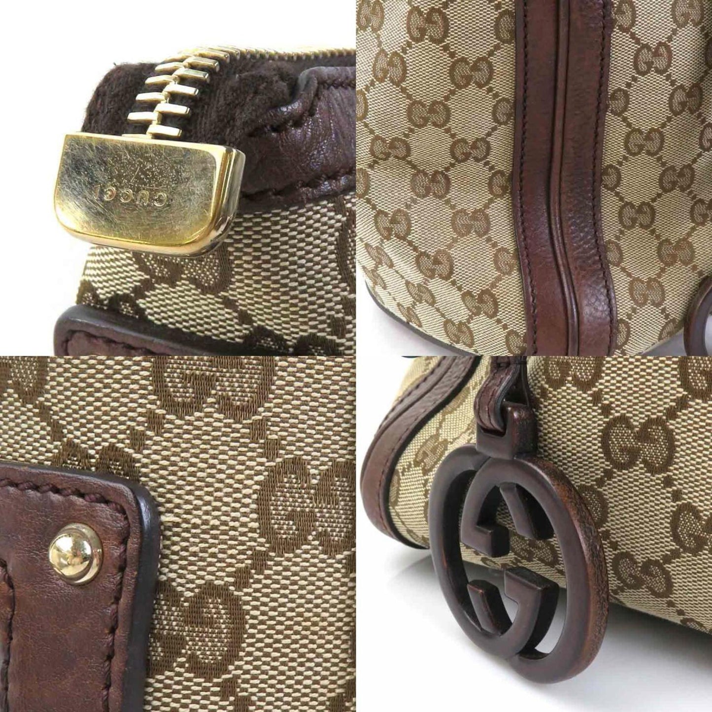 Gucci Brown Gg Canvas Handbag Shoulder Bag ( )