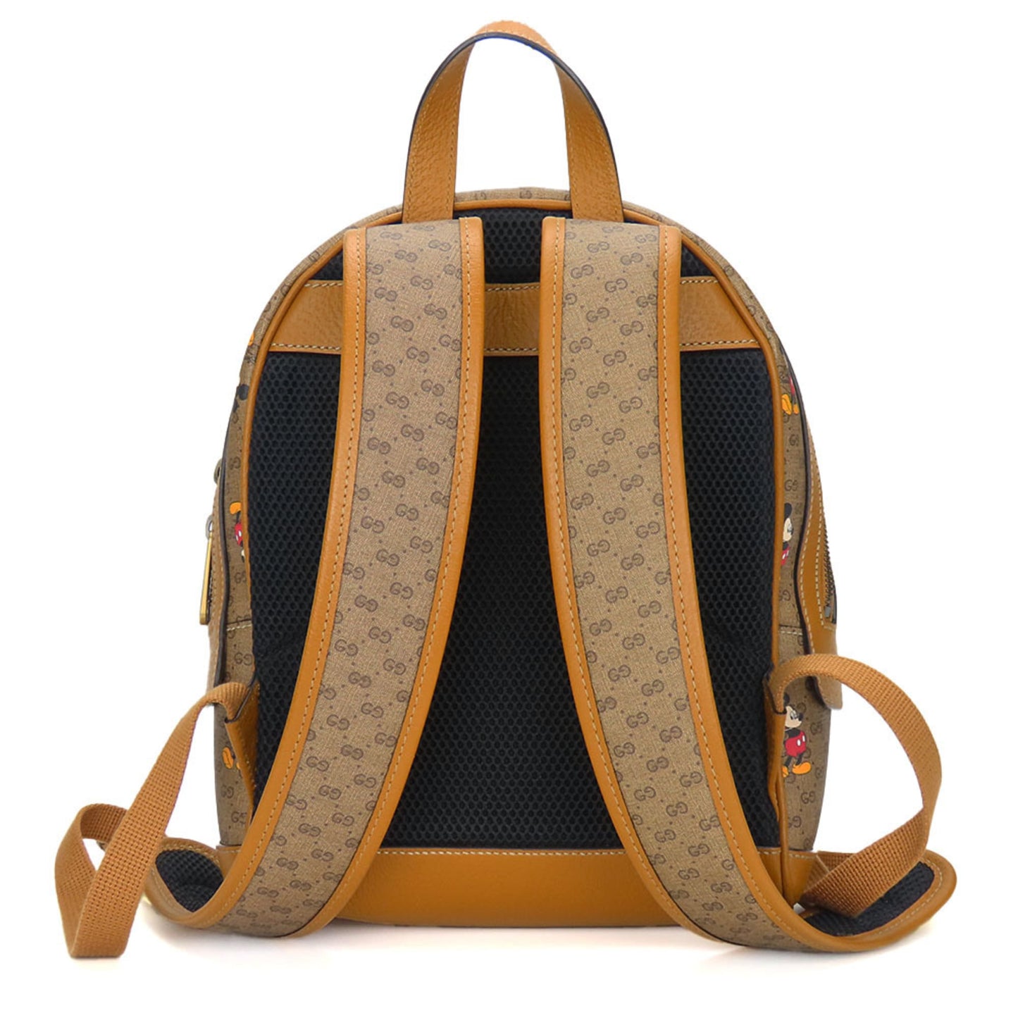 Gucci Brown Camel Gg Supreme Backpack ( )