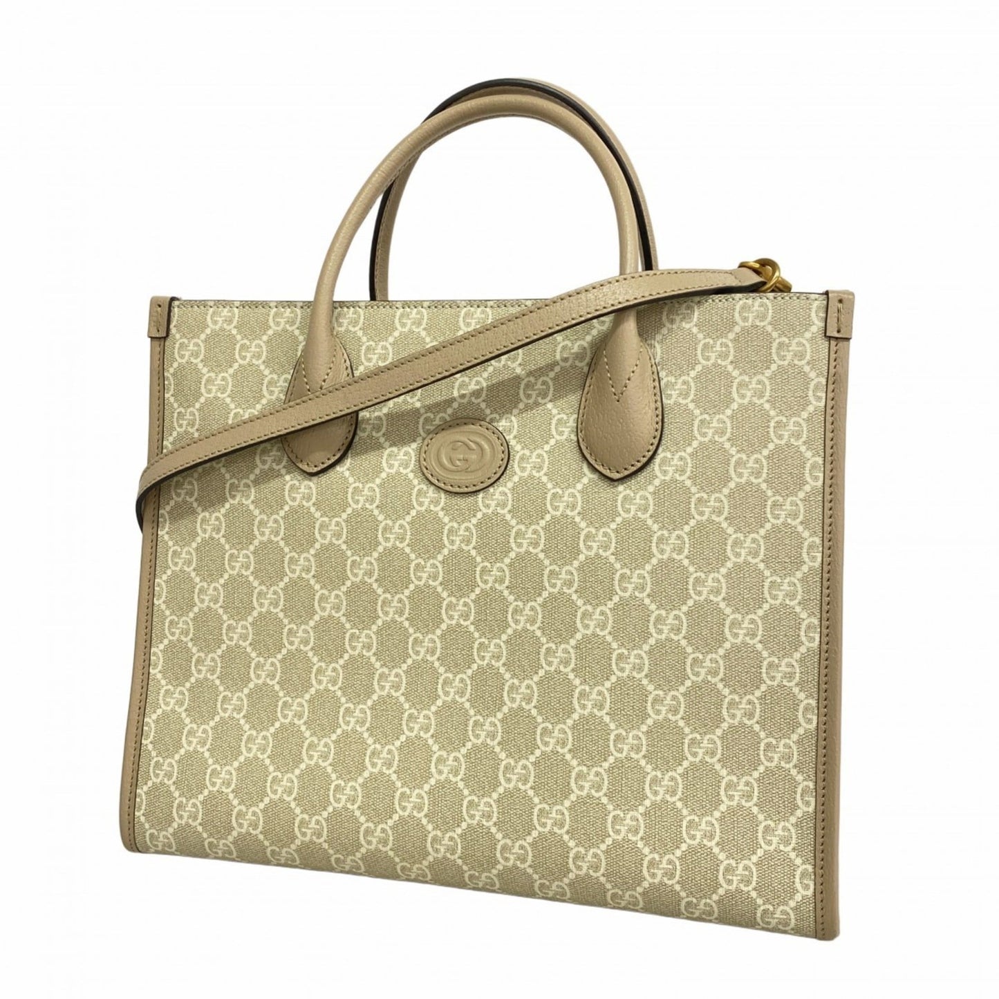 Gucci Beige Pvc Tote Bag ( )