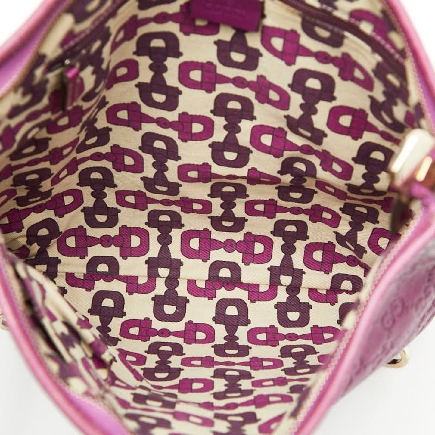 Gucci Purple Leather Shoulder Bag ( )